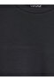 Anthracite Soft Touch Oversize Women's Sweatshirt - 2