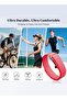 Woven Nylon Sport Loop Band for Fitbit Air – Breathable Elastic Replacement Strap with Secure Hook-and-Loop Fastener – Comfortable Lightweight Wristband - Berry Berry - 5