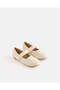 Girls Ivory Velcro Strap Sneakers - 2