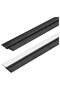 Door Draft Stopper for Bottom of Door with Brush, Self Adhesive Weather Stripping, Door Seal Dust/Noise/Hot or Cold Air Insulation - 2