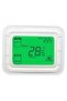 Digital LCD Thermostat with Green Backlight Display, Temperature Control Panel, Fan and Cool Mode, Room Occupancy Sensor