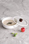 Fika Ceramic Coated Induction Cooker with Glass Lid 20 cm - White - 4