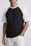 Reglan Kol Blok Renkli Oversize Tişört - 5