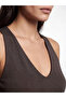 Original V-Neck A-Line Modal Blend Dress - 3