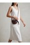 Bo Mini Size Adjustable Knot Detailed Hand and Shoulder Bag - Brown - 3