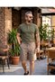 Men's Portofino Premium Linen Rayon Lace-Up Shorts