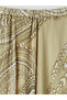 Nevavm Patterned Chiffon Flared Skirt with Elastic Waist - 3