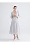 Two Mt Shop Quality Textured A-Line Skirt with Elastic Waistband