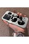 Vivo V60 Compatible High Quality Fun Black Cat Printed Case, Cute Stylish Shock