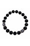 Obseidian Hematite Natural Stone Bracelet - 2