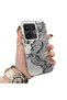 Vivo X200 Fe Compatible High-Quality Chinese-Style Black and White Dragon Print Case - 2