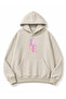 Love Printed Hooded 2 Thread Threaded Sweatshirt
