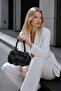 Floral Detailed Design Handbag - Elia - 4
