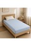 Single Elastic Combed Cotton Bed Sheet 100X200+27 cm 4 Sides Elastic - 2
