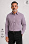 Relaxed Fit Long Sleeve Striped Classic Men's Dad Shirt - 2