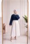 Nazgül Wide Sleeve Loose Blouse-Ss13072 Navy Blue