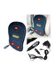 Heated Massage Cushion Home Office Vehicle Compatible Vibrating Back Lumbar Support Cushion - 3