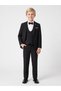 Boys' Textured Fabric Classic Suit - 5
