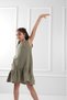 Girl's Embroidered Linen Dress – Sleeveless, Ruffled Hem, Suitable for Daily and Special Occasions - 6