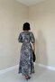 Khaki Buttoned Front Sweetheart Neckline Dress