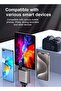 Kunowa 120W Car Charger, 4-In-1 USB PD Type C Fast Charging, Retractable Cable (31.5 Inch) & 2 USB P - 6
