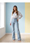 Ngbutika Women's Snow Blue Lycra Stretchy Spanish Leg Jeans - 2
