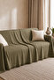 Cotton Non-Slip Anti-Sweat Oversized Sofa Cover Sofa Shawl Sofa Bed Cover 180X300 cm - 3