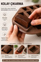 Set of 2 15-Piece Silicone Baton Cake Mold 25X25 cm |   Platinum Silicone Mini Baton Cake, Chocolate, Brownie, Ice and Dessert Mold |   Bpa Free - 5
