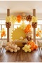 Sunshine Concept 20-Piece Macaron Yellow Pastel Orange Sea Sand Brown Birthday Balloon Set - 2