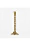 Loor Metal Candle Holder, Set Of 2 - Gold - 6