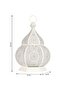 Arabesque Lantern - White Powder Color - 3