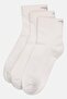 Kids Boy 3 Pairs Brand Logo Mid Crew Socks, White