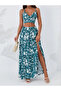 Women's Sleeveless Strap Crop Double Single Jersey Suit - 4