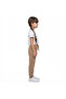 Girls' Plain Woven School and Sports Sweatpants Trousers - 4
