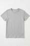 Boy's T-Shirt Gray Short Sleeve T-Shirt Basic Anti-Sweat Flexible Fabric 100% Cotton Seasonal Tshirt Plain Unprinted (2-13 Years)