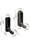 Folding wall hook/clothes hanger, sturdy structure, strong load-bearing capacity, easy installation, 90-degree rotating joint. - 3