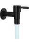 Antifreeze outdoor faucet 1/2 inch stainless steel black - 2