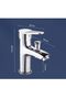 Shower Mixer Faucet - Single Hole Faucet, Hot and Cold Water Dual Function - Alloy - 2