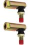 2-piece ball joint tie rod end caps for MTD, MURRAY, and HUSKEE lawn tractors, garden mowers, and lawnmowers.