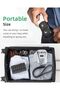 Extra-Large Weekly Pill Organizer Twice a Day Single-Sided Opening Easy Refill 7 Days Black Privacy AM PM Holder 2-Pack - 5