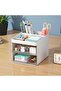 Office pen holders, office accessories, pen holders, cartoon creative pen holders, transparent drawer rabbit storage boxes, student desk... - 3