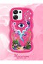 Oppo A6 Pro 4G/5G Compatible Colorful Psychedelic Eye Mushroom Drawing Flat Print Case