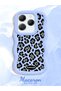 Infinix Hot 40/40 Pro Compatible Wavy Frame Leopard Print High Quality Silicone Phone Case
