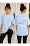 Unisex Oversize Tennis Printed T-Shirt 100% Cotton Tennis Themed Comfortable Fit Short Sleeve T-Shirt