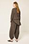 Lace-Detail Shalwar Pants and Blazer Set - 5