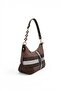 Dark Brown - Brown Plaid Women's Shoulder Bag Sp1277 - 2