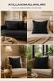 Wellsoft Decorative Throw Pillow Cover 45X45 and 30X50 Plush Sofa Cushion Cover |   Anthracite - 3