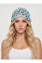 Hand Knitted Mesh Beret Bohemian Women's Hat Summer Festival Beret with Sequin Detail Boho Beach Accessory - 2