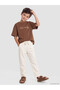 Regular Fit Boys' Gabardine Trousers - 3