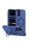 Apple iPhone 16 Plus Compatible Case Coolring M-Safe Silicone Case Navy Blue